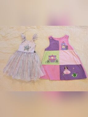 Toddler Princess Glittery Dress Bundle